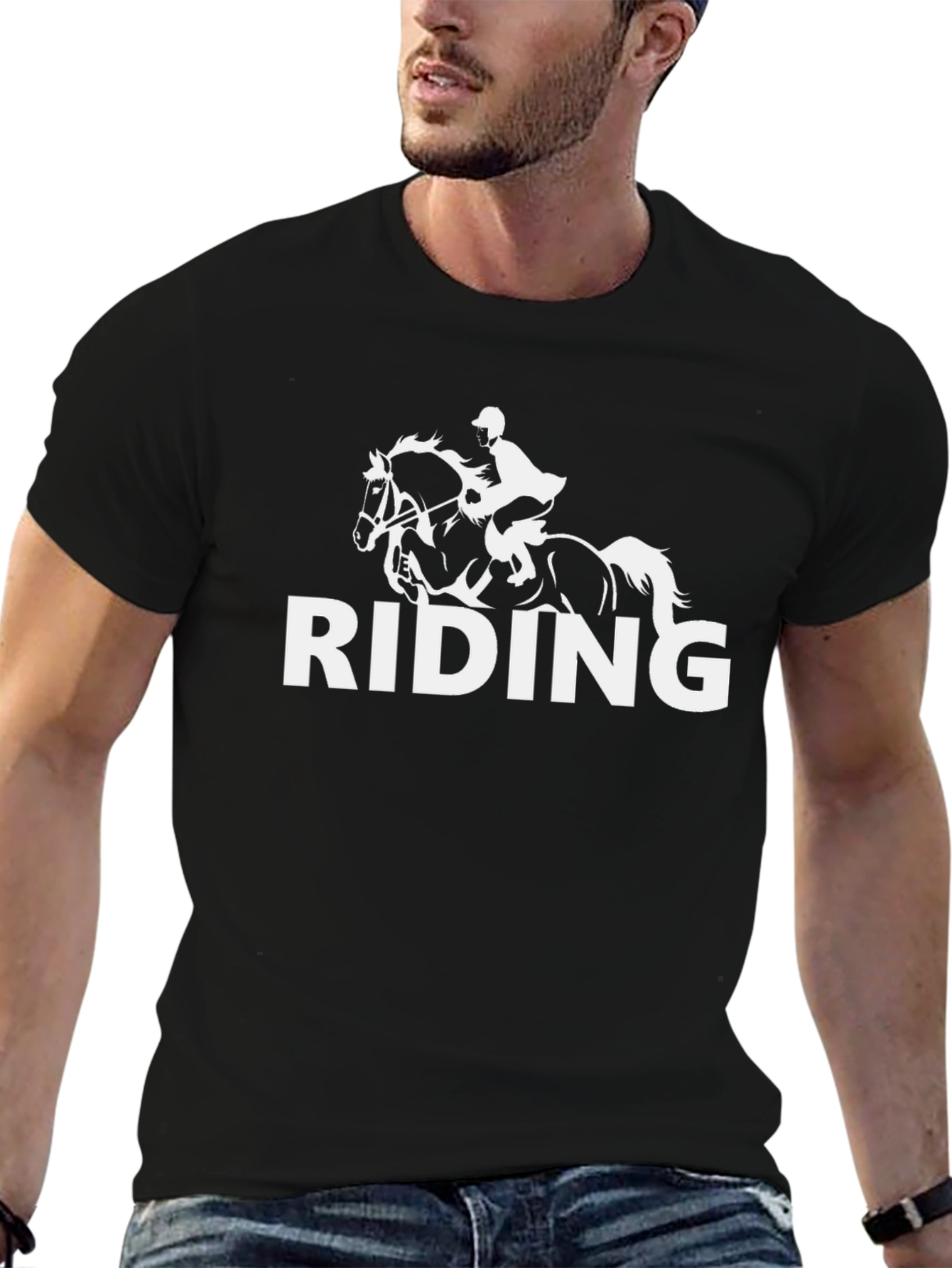 RIDING T-Shirt Horse Lover Equestrian Gift
