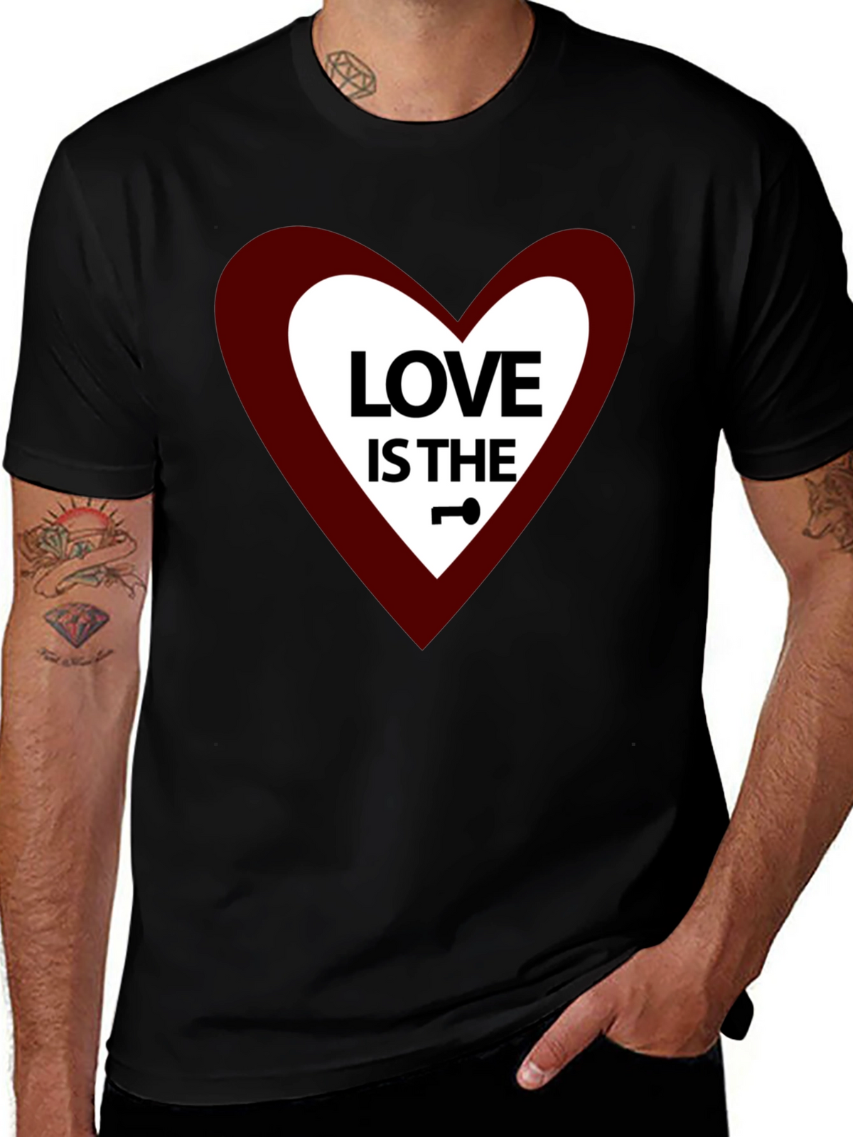 Love Is The Key Graphic T-Shirt