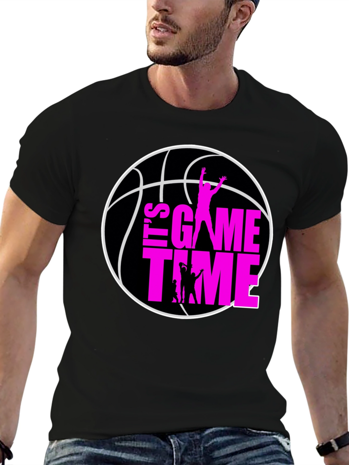 Its Game Time Basketball Graphic Tee