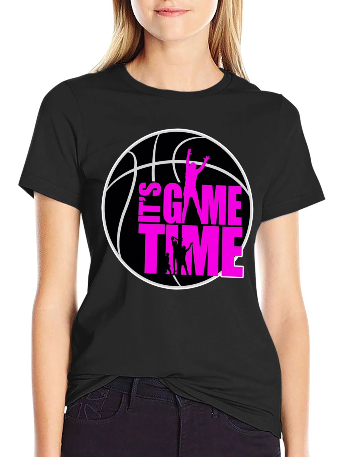 Its Game Time Basketball Graphic Tee