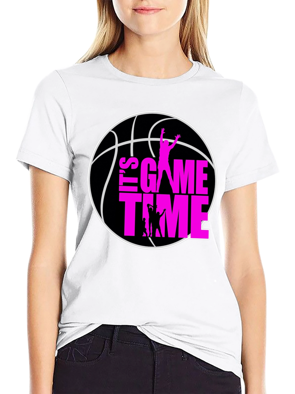 Its Game Time Basketball Graphic Tee
