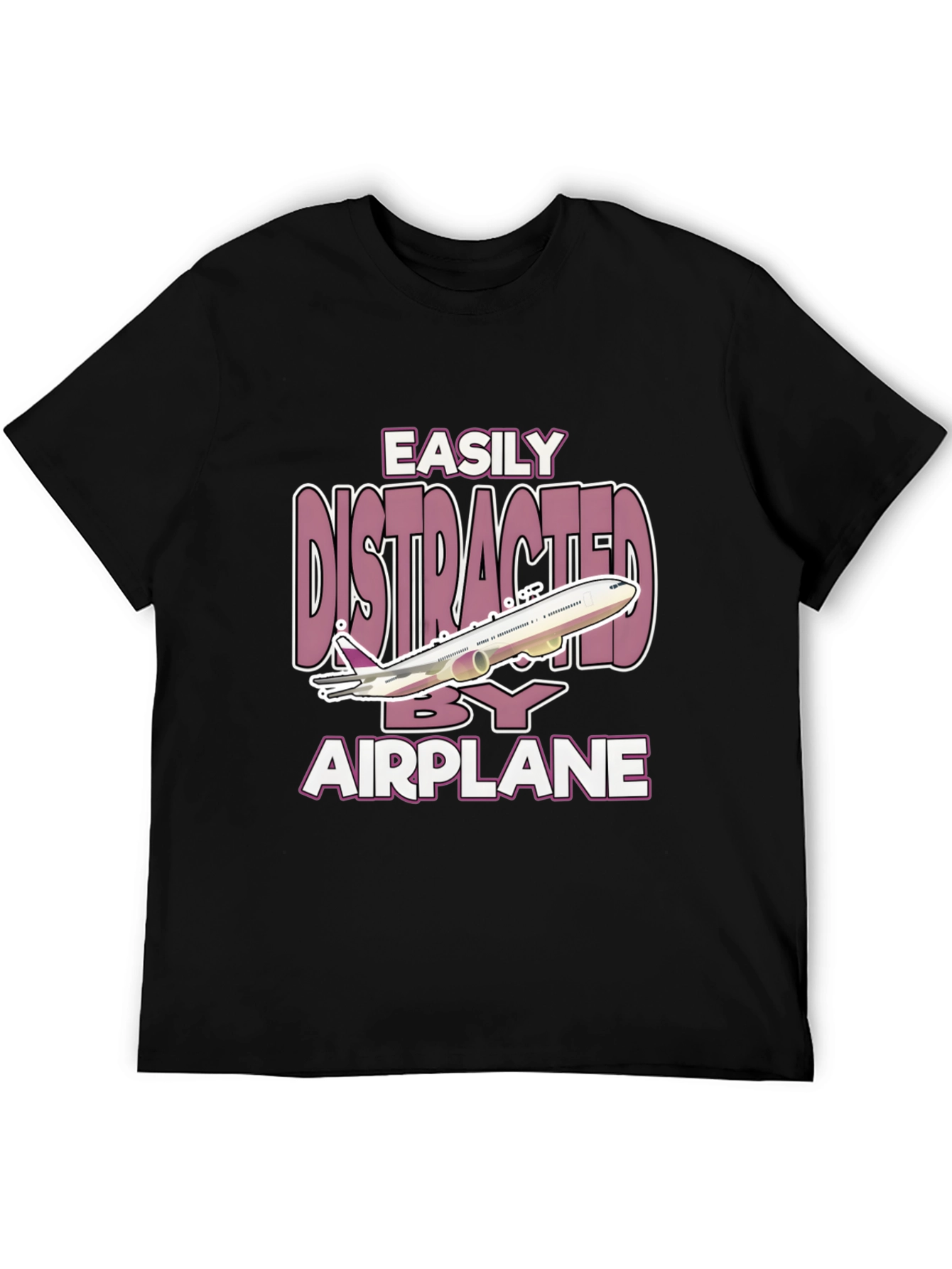 Easily Distracted by Airplane T-Shirt