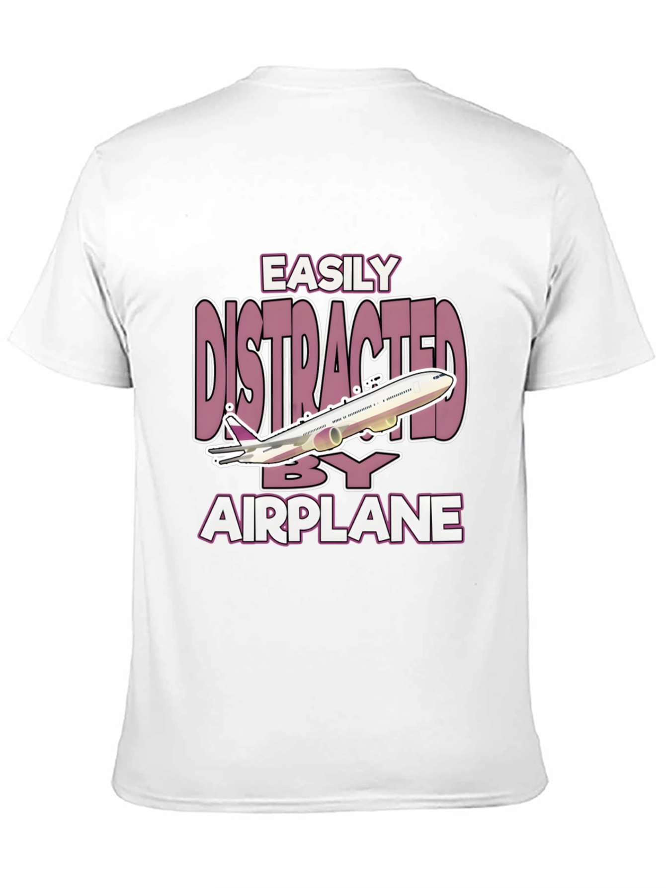 Easily Distracted by Airplane T-Shirt