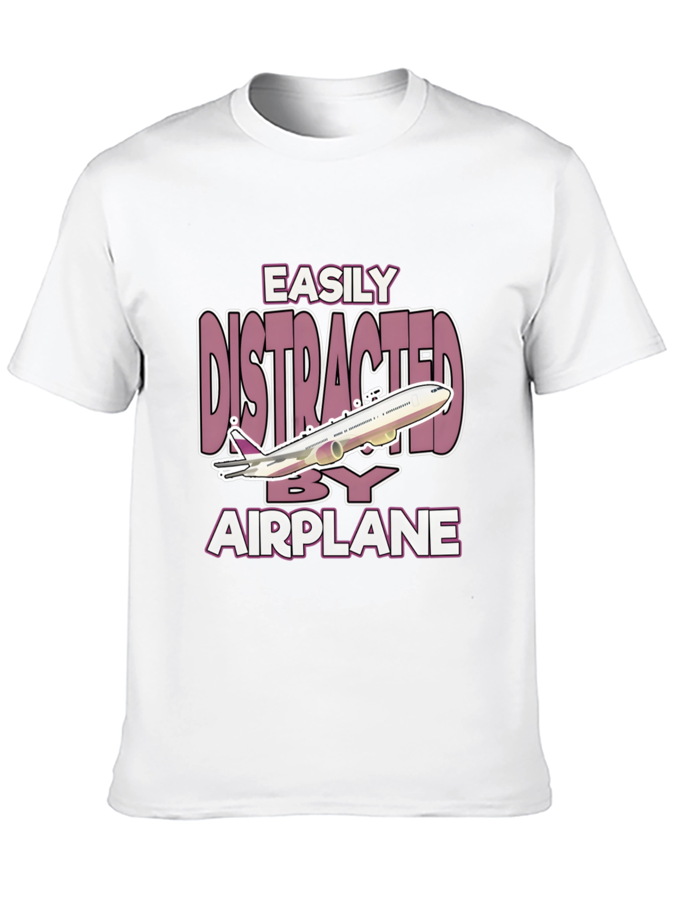 Easily Distracted by Airplane T-Shirt