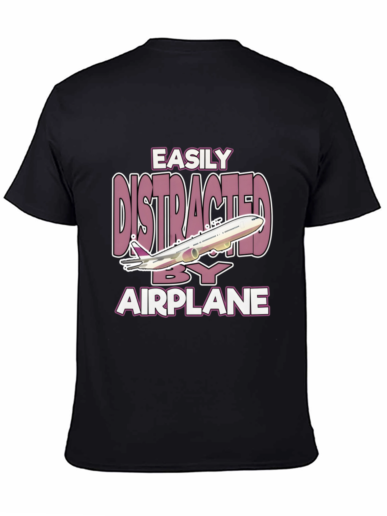 Easily Distracted by Airplane T-Shirt