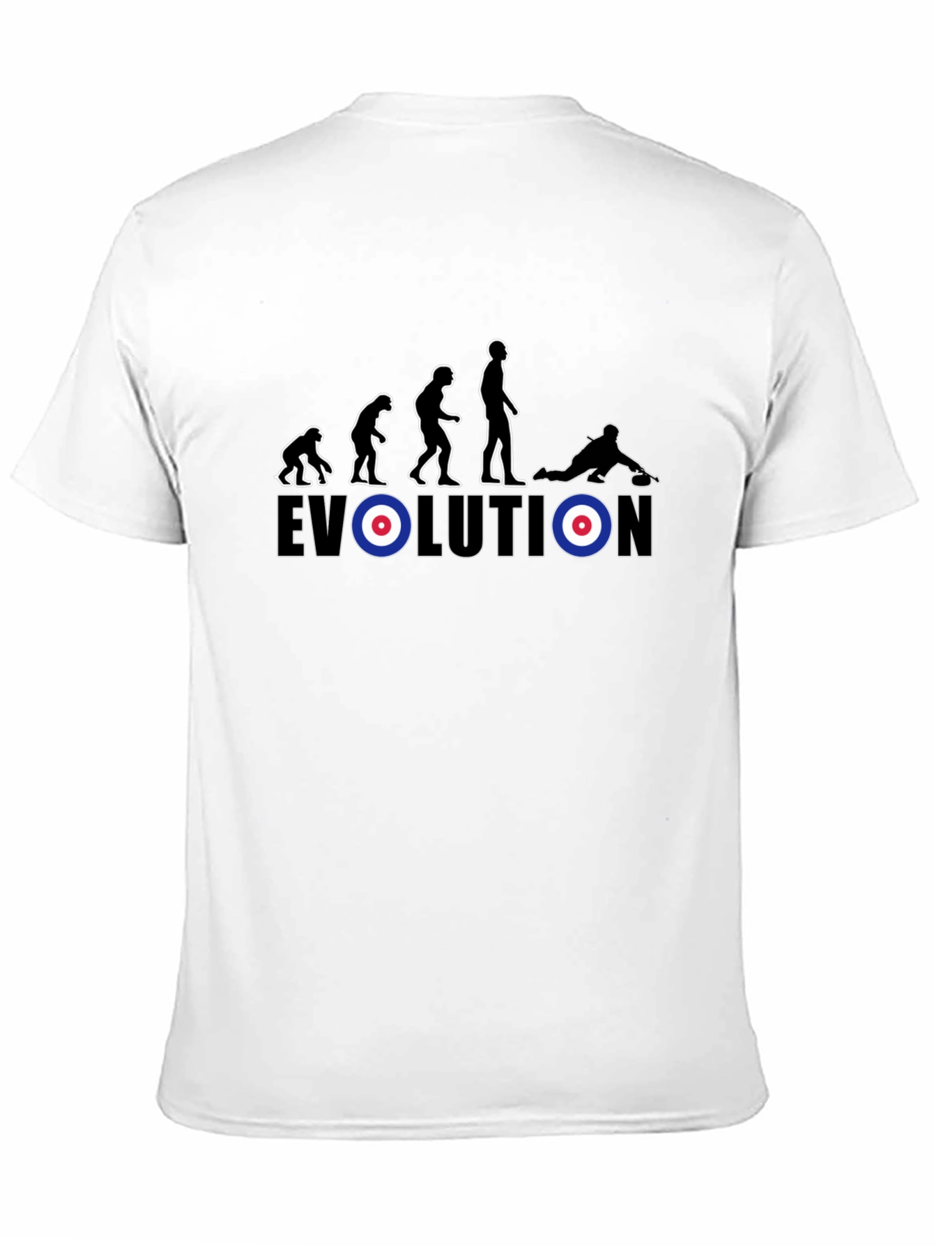 Evolution Curling T-Shirt - Funny Sport Tee
