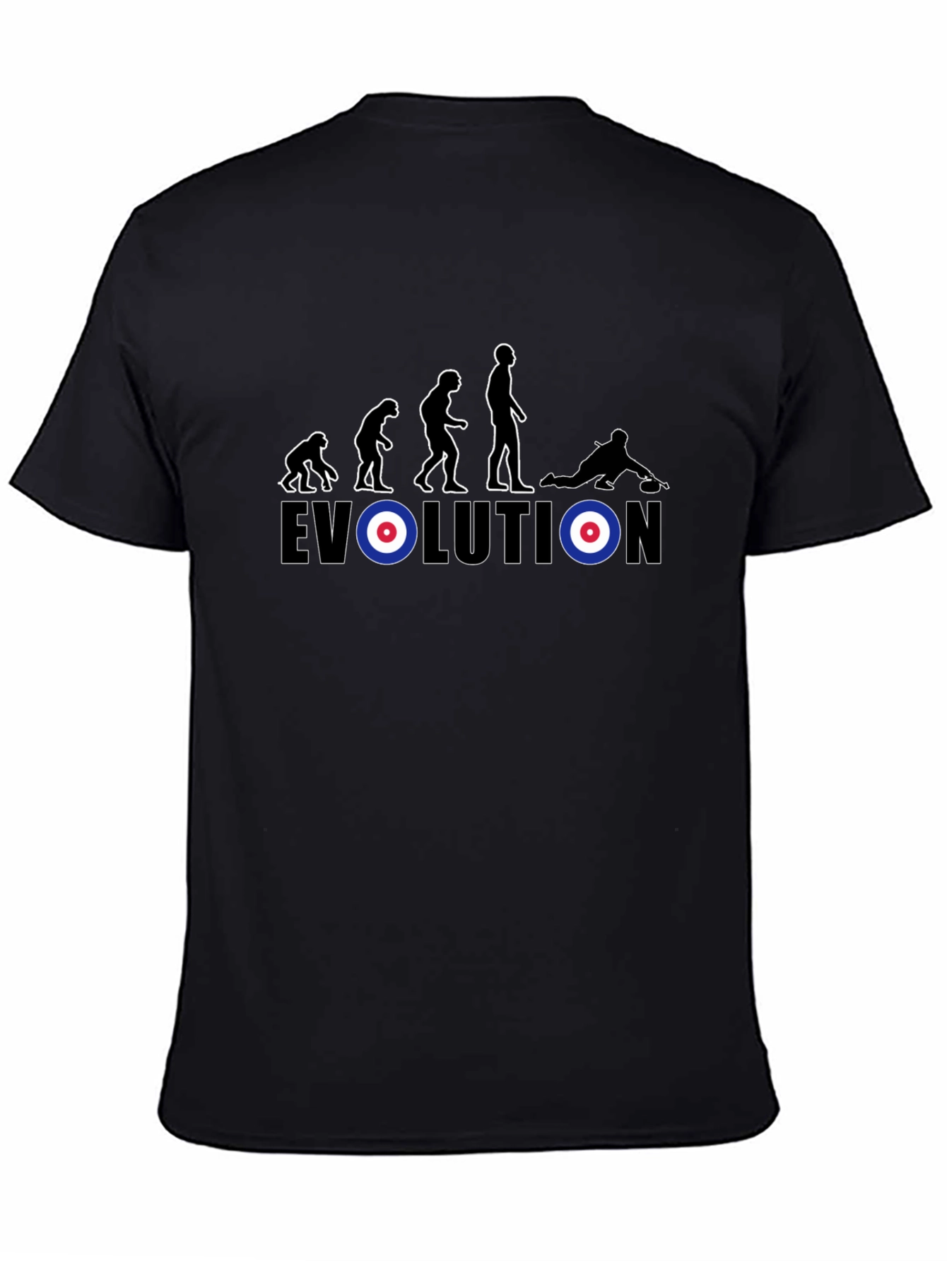 Evolution Curling T-Shirt - Funny Sport Tee