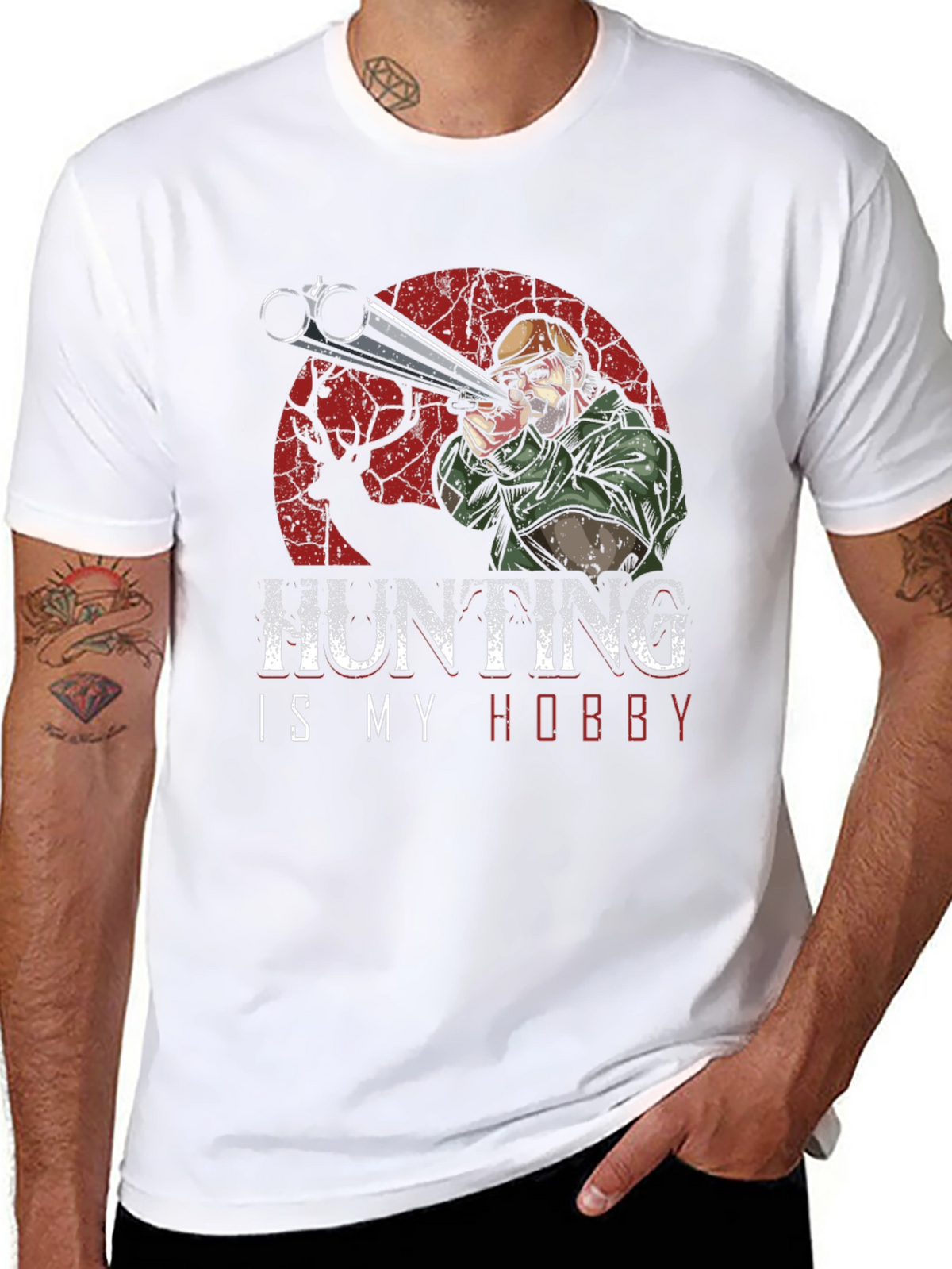 Hunting Is My Hobby Graphic T-Shirt