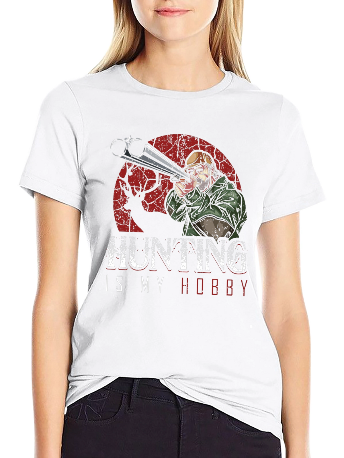 Hunting Is My Hobby Graphic T-Shirt