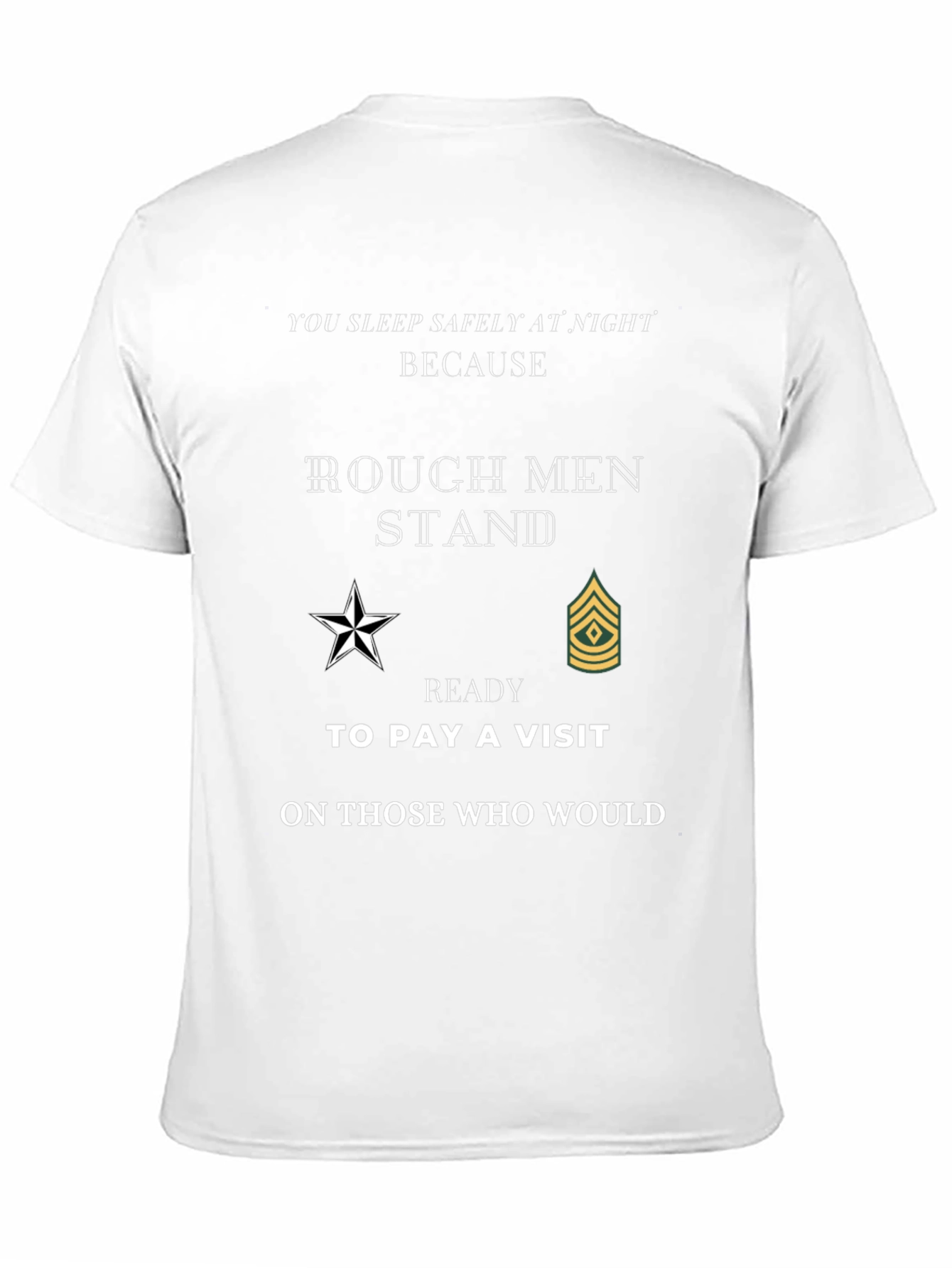 Rough Men Stand Patriotic T-Shirt