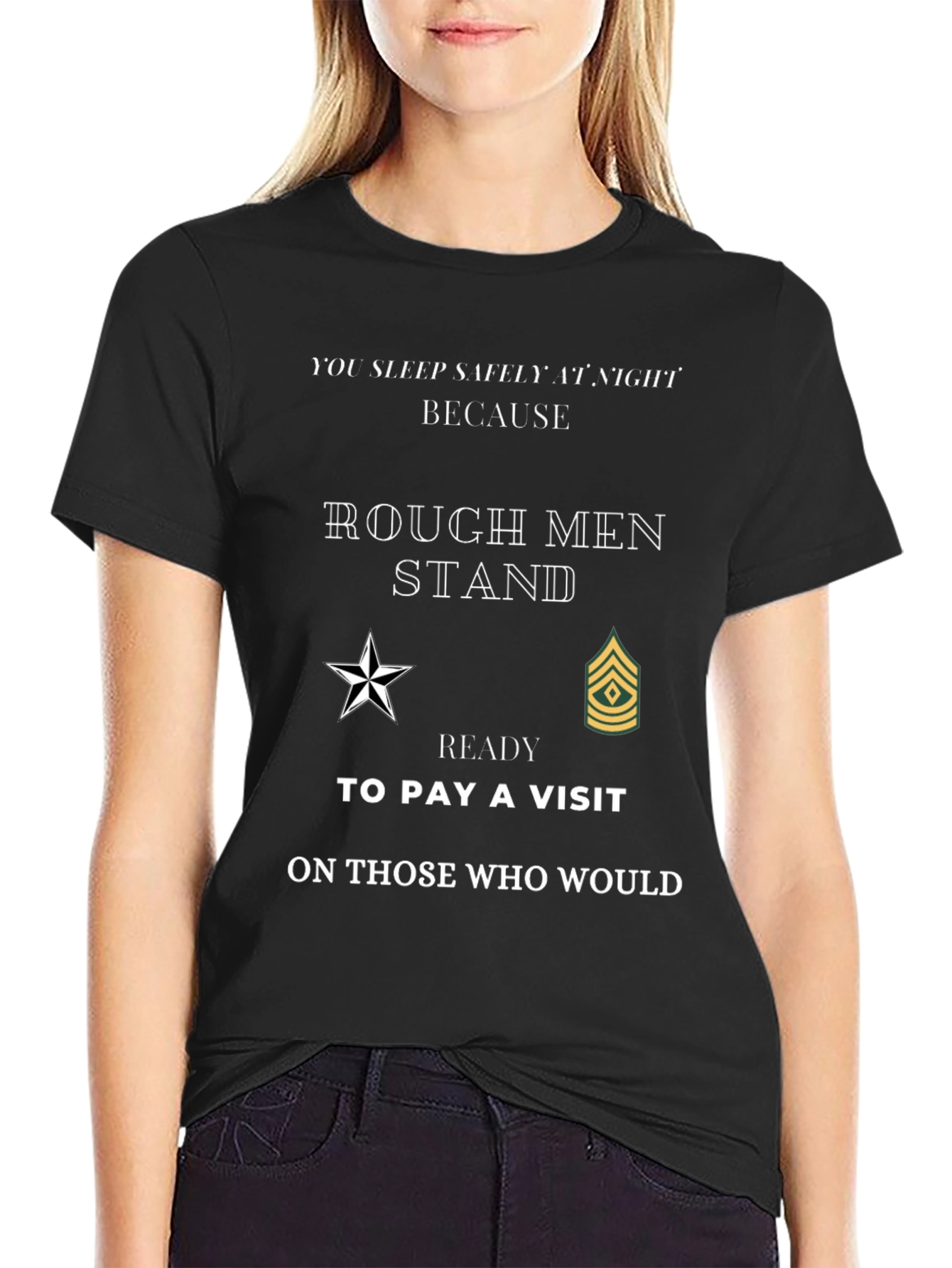 Rough Men Stand Patriotic T-Shirt