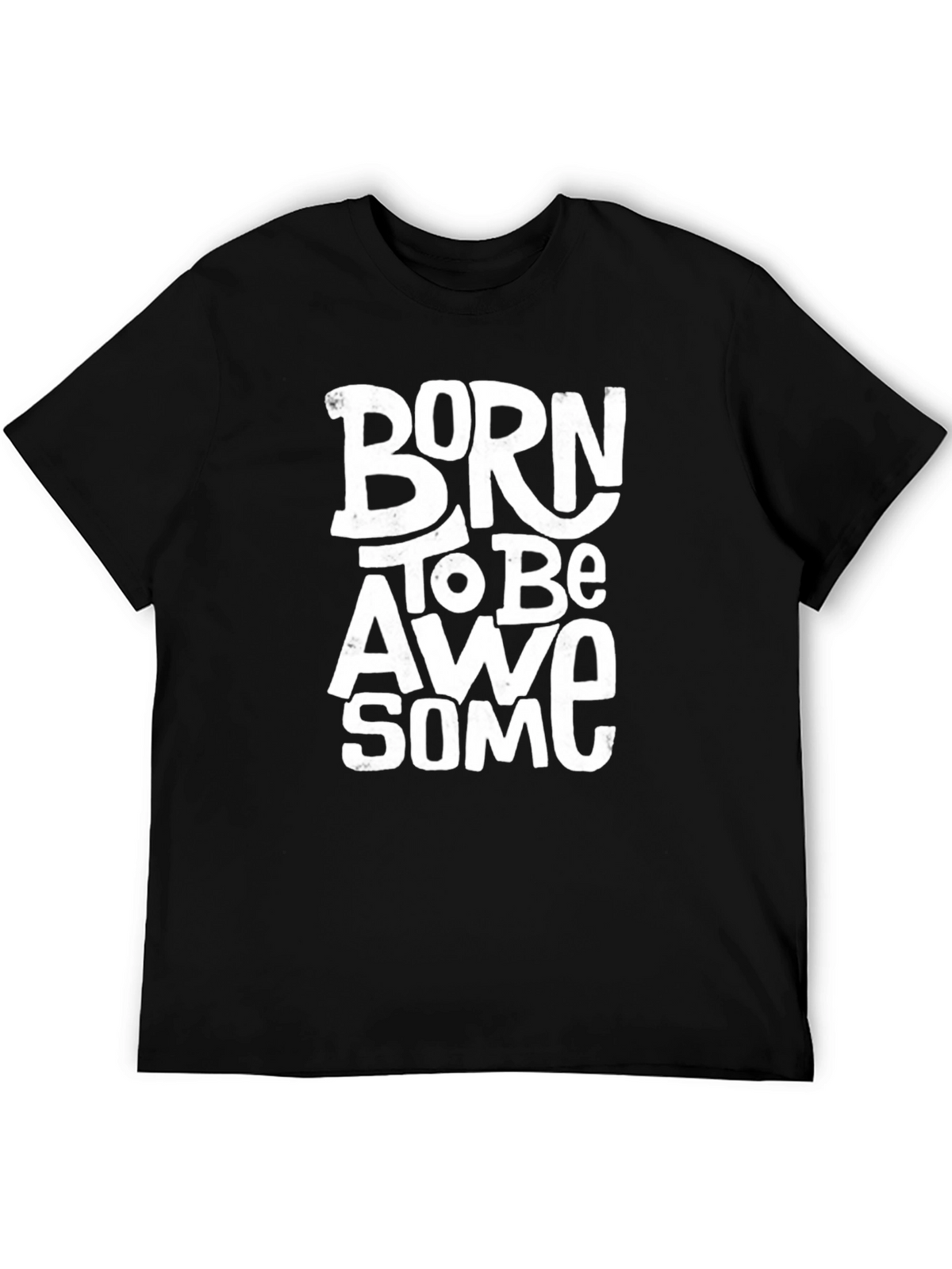 Born To Be Awesome Graphic Tee - Black