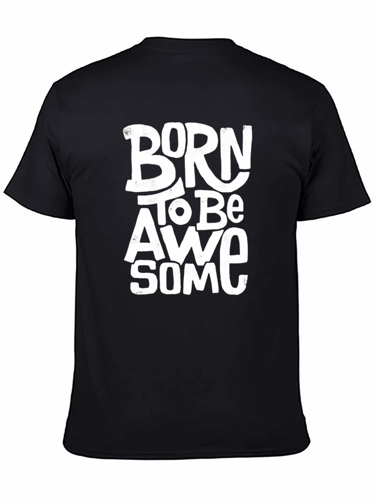Born To Be Awesome Graphic Tee - Black
