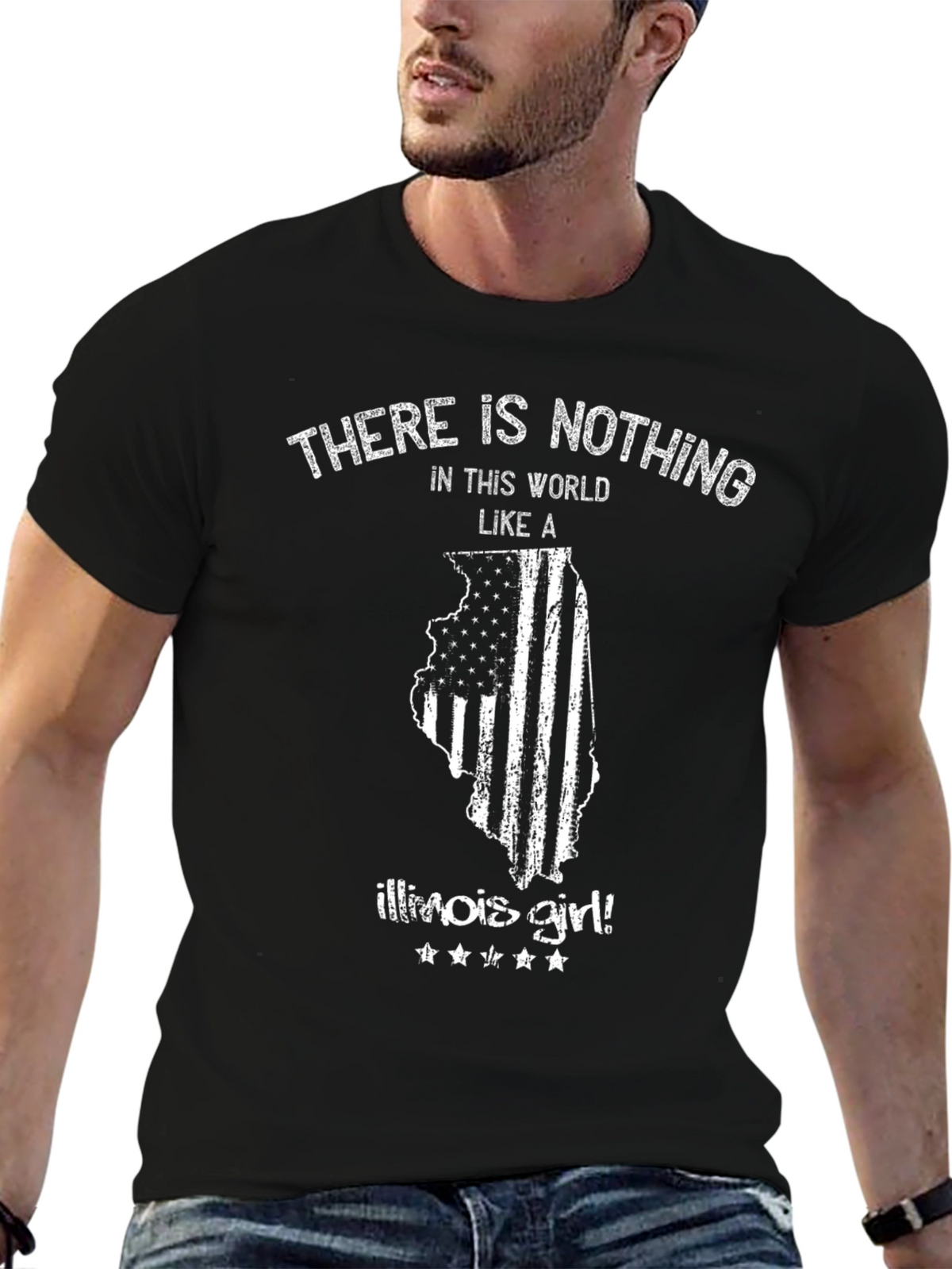Illinois Girl T-Shirt - State Pride Tee
