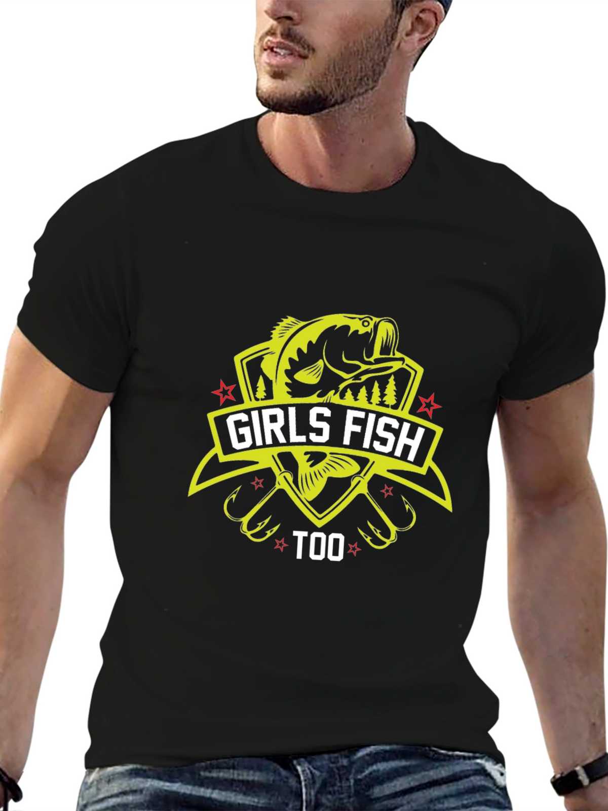Girls Fish Too T-Shirt - Fishing Apparel