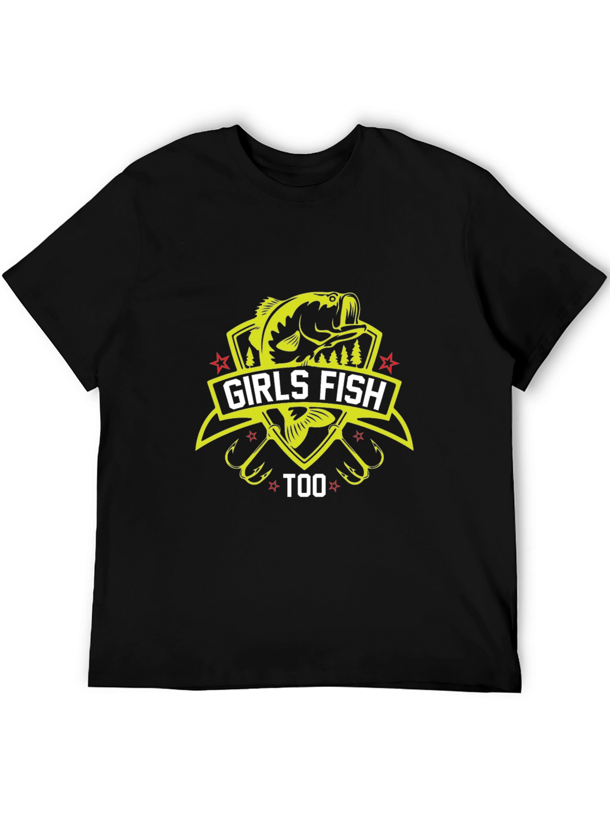 Girls Fish Too T-Shirt - Fishing Apparel