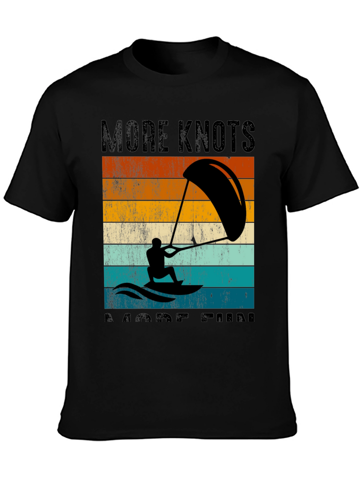 Kitesurfing T-Shirt - More Knots More Fun