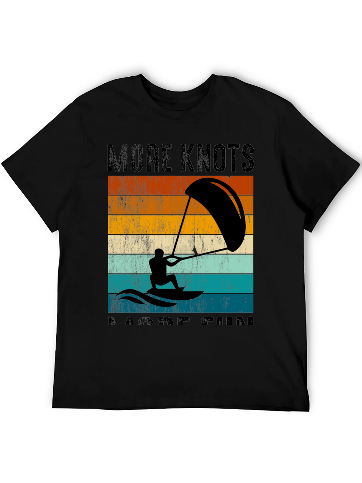 Kitesurfing T-Shirt - More Knots More Fun
