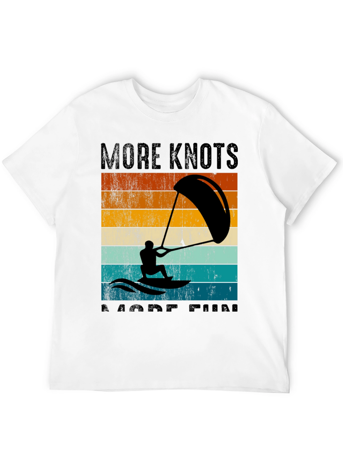 Kitesurfing T-Shirt - More Knots More Fun