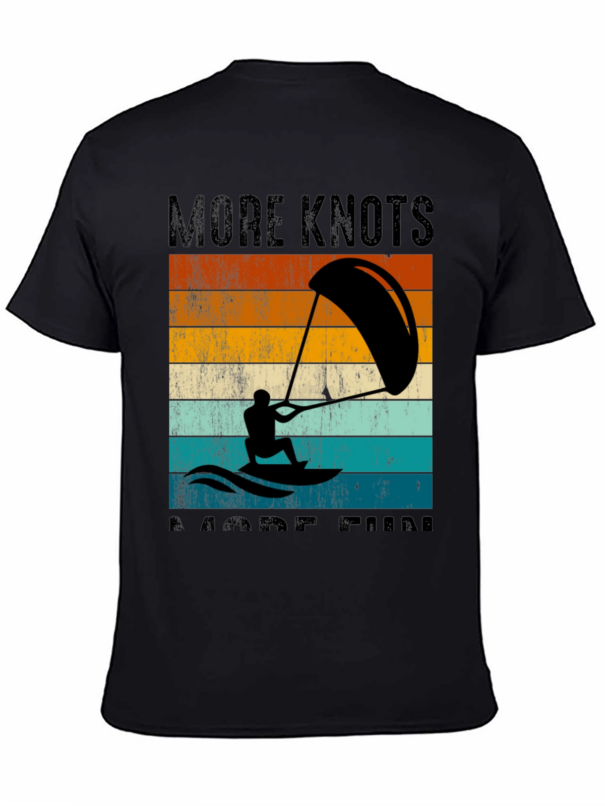 Kitesurfing T-Shirt - More Knots More Fun