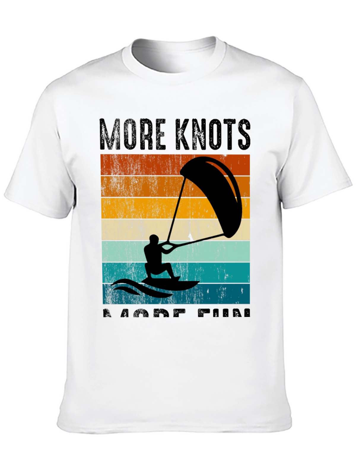 Kitesurfing T-Shirt - More Knots More Fun
