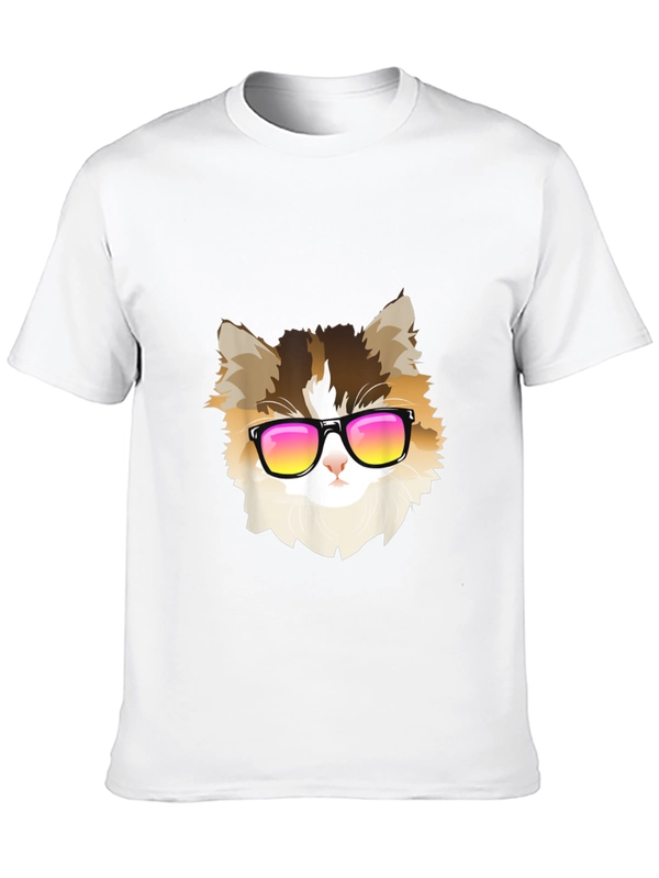 Cool Cat Tee - Black Short Sleeve T-Shirt