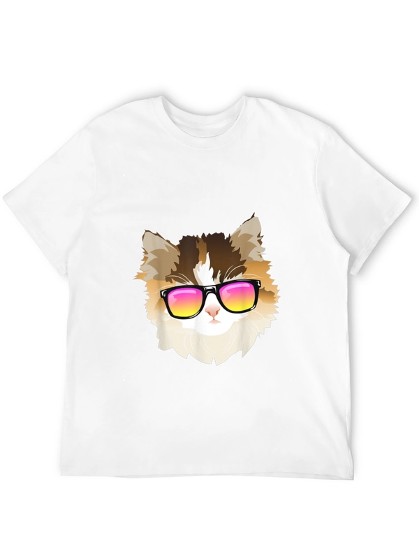 Cool Cat Tee - Black Short Sleeve T-Shirt
