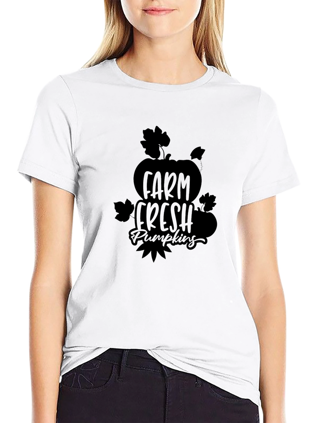 Farm Fresh Pumpkins Graphic Tee - Halloween & Fall