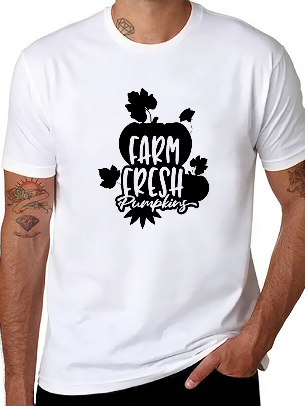 Farm Fresh Pumpkins Graphic Tee - Halloween & Fall
