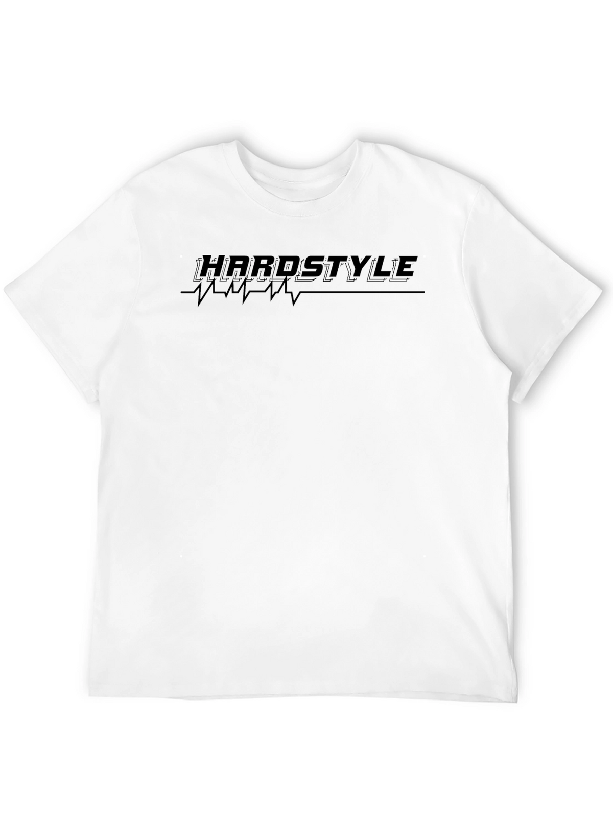 Hardstyle Graphic Print Mens Black T-Shirt