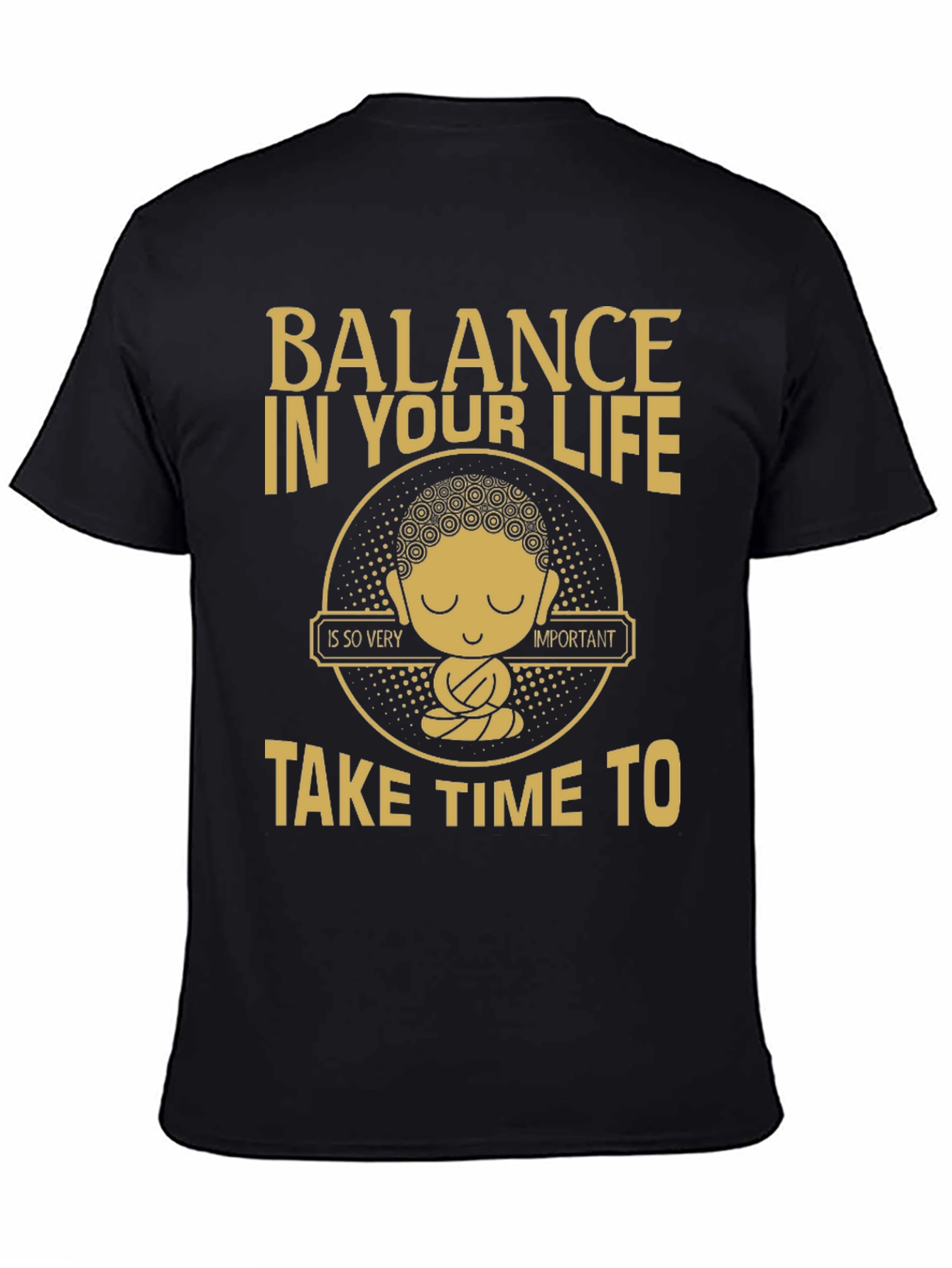 Balance in Life Buddha Graphic T-Shirt