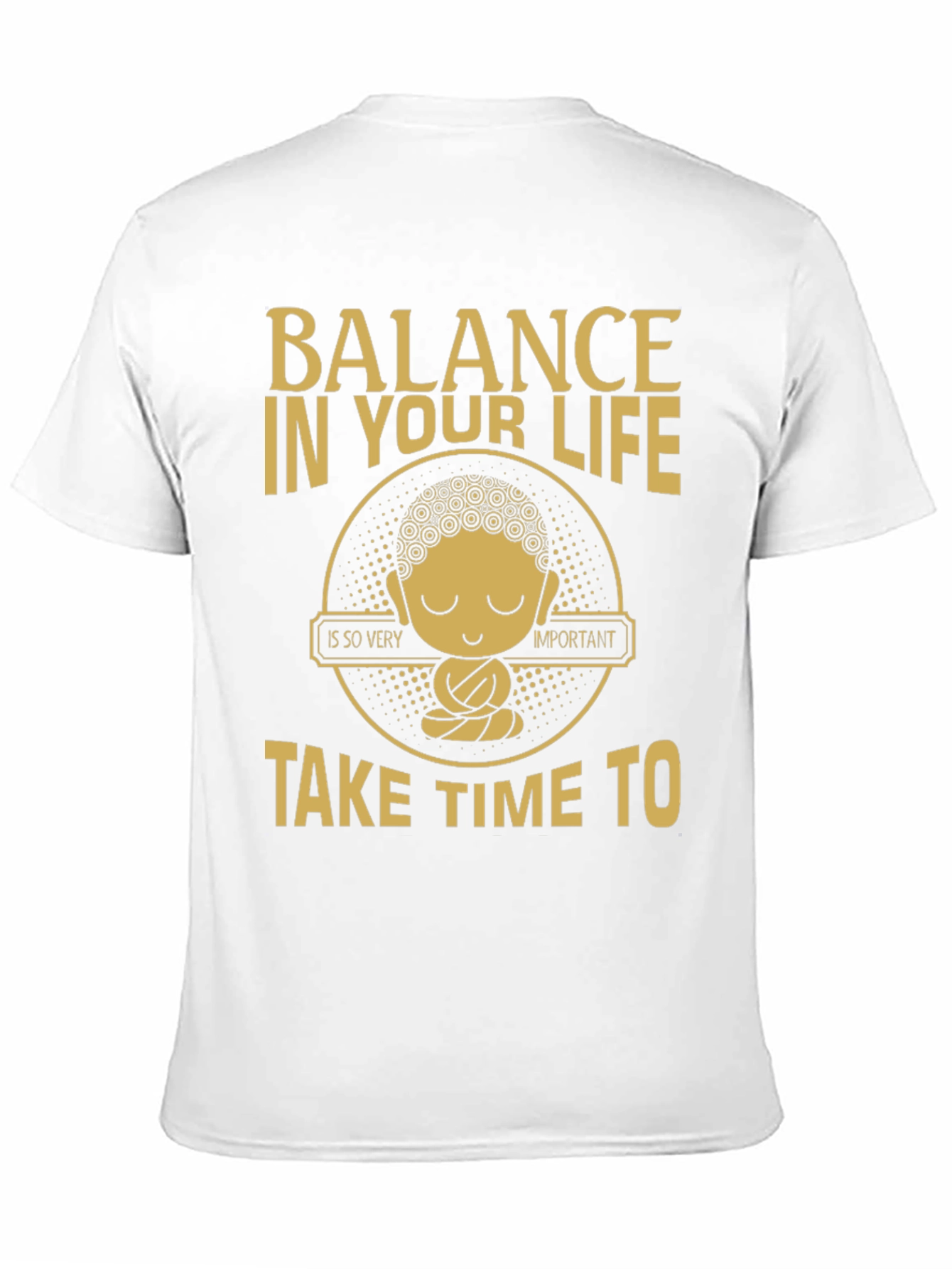 Balance in Life Buddha Graphic T-Shirt