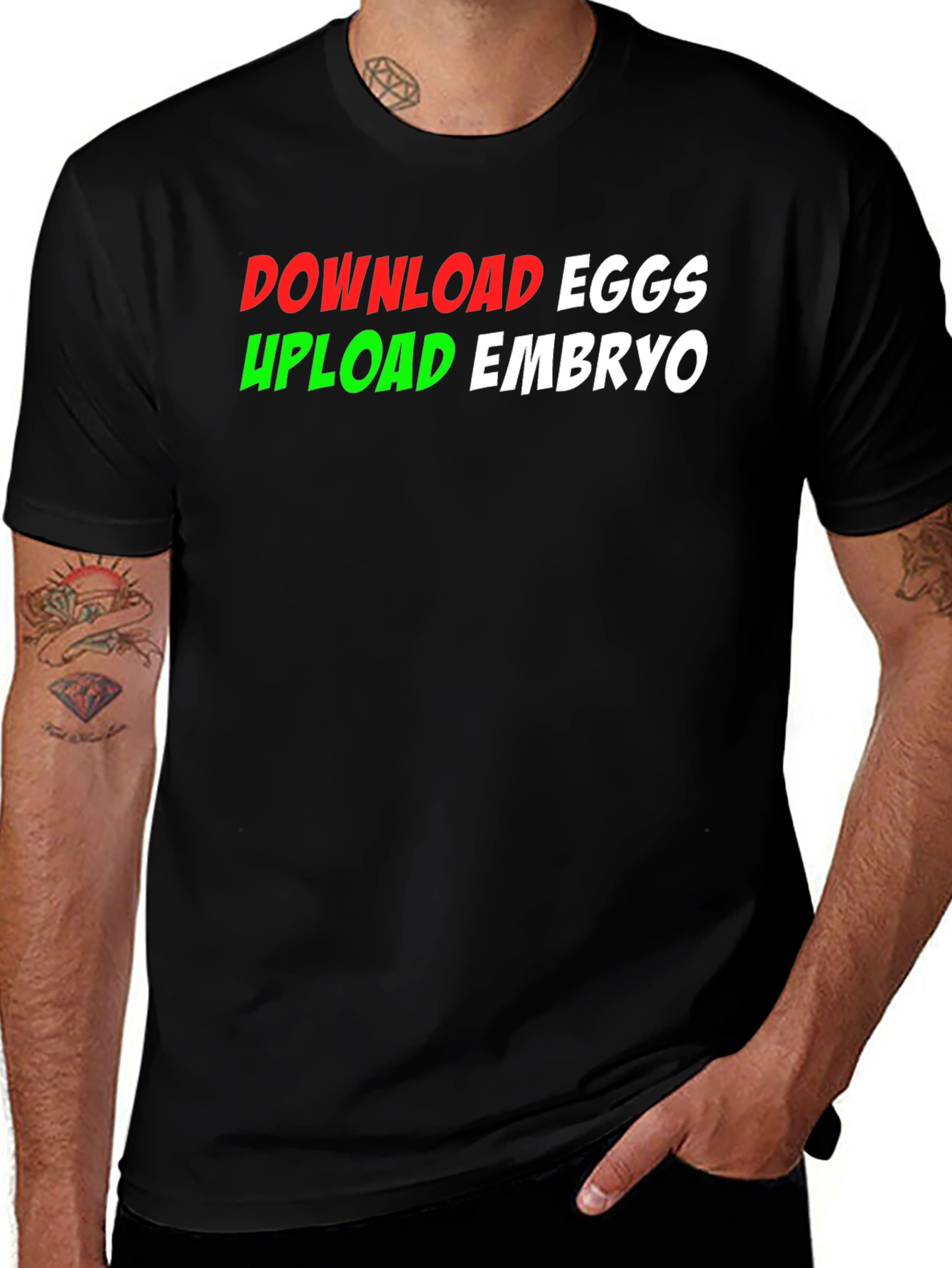 Download Eggs Upload Embryo Graphic Tee