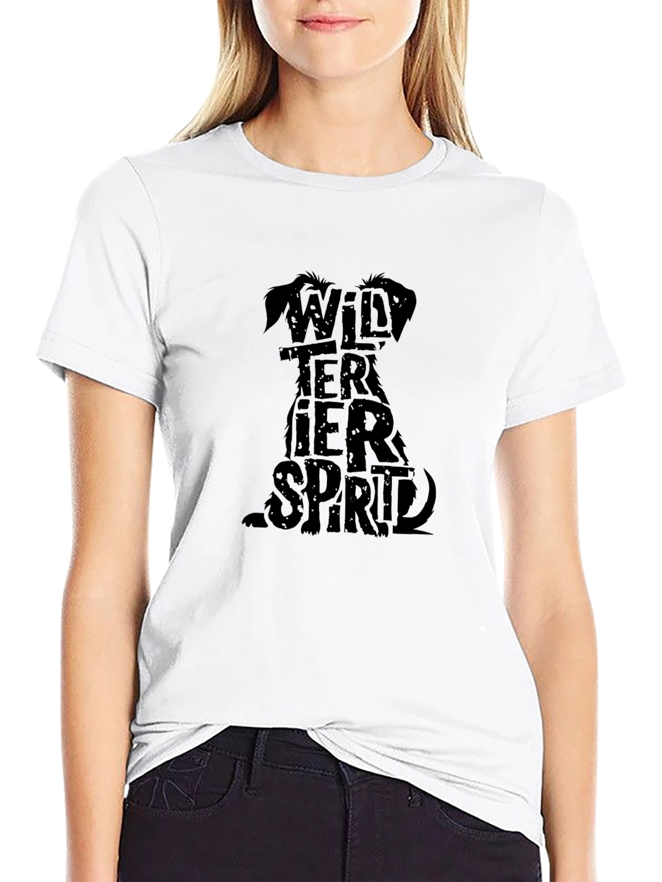 Wild Terrier Spirit Black T-Shirt