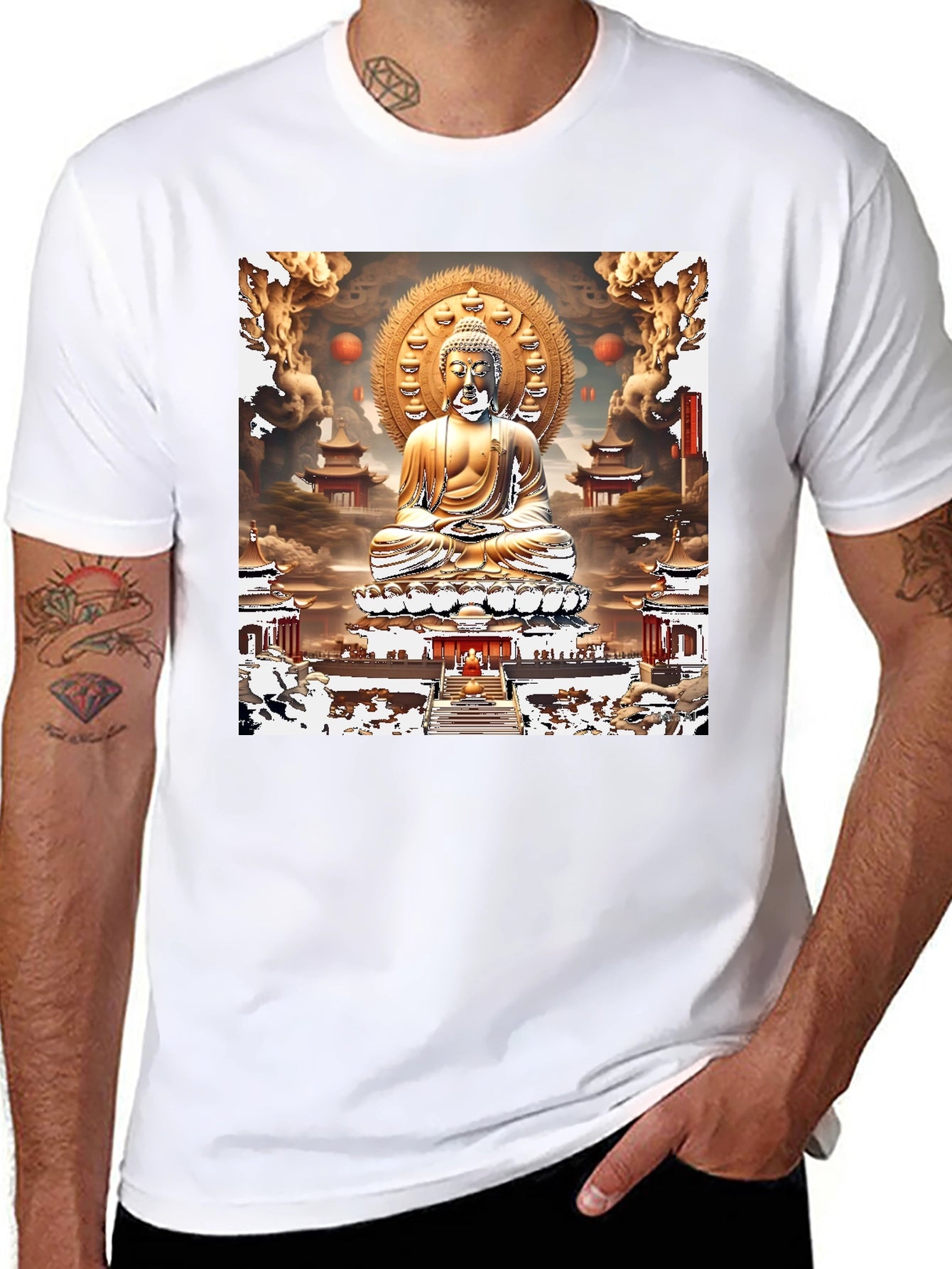 Buddha T-Shirt - Meditative Serenity Graphic Tee
