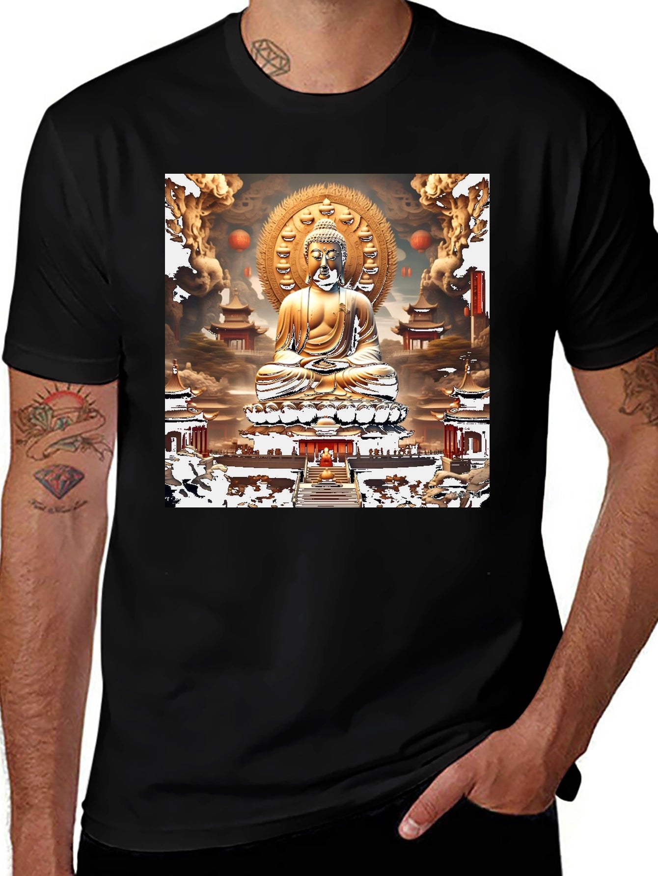 Buddha T-Shirt - Meditative Serenity Graphic Tee
