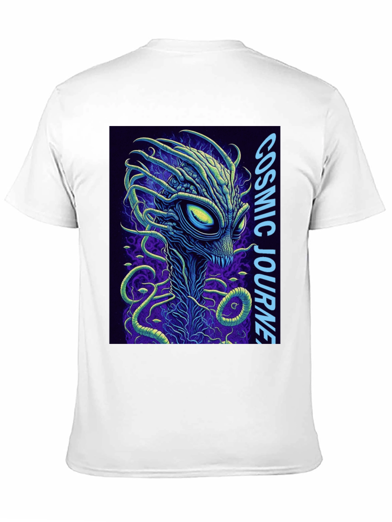 Cosmic Journey Alien Graphic T-Shirt