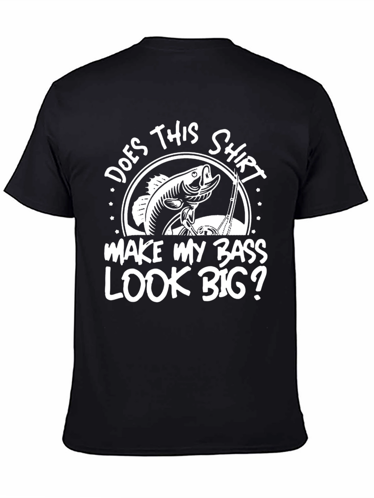 Funny Fishing Bass Graphic T-Shirt