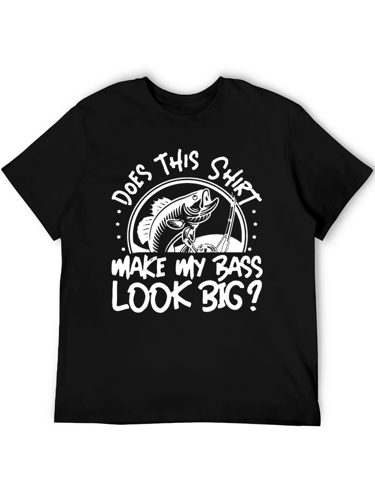 Funny Fishing Bass Graphic T-Shirt