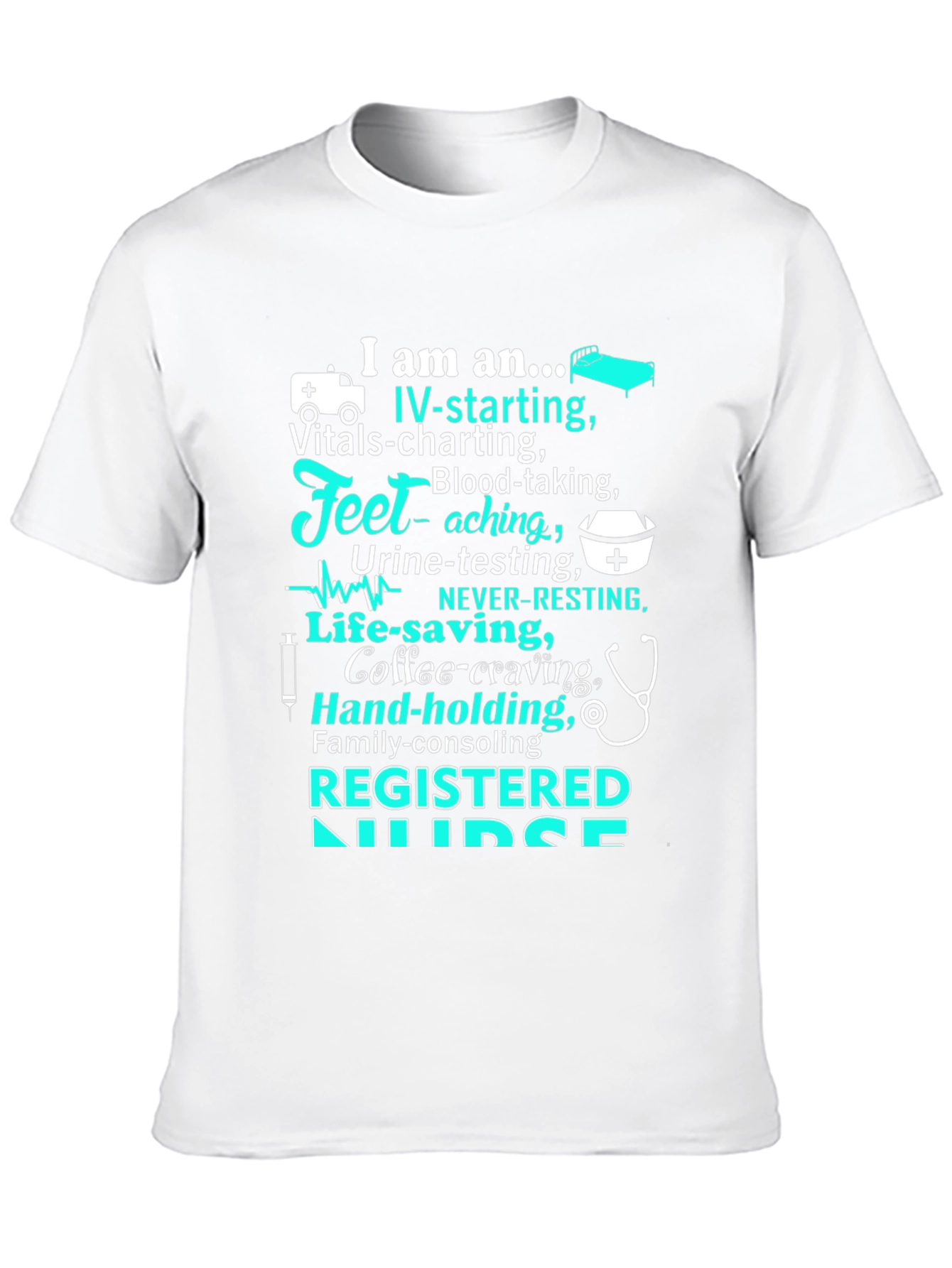 Registered Nurse T-Shirt - Caring Professional Apparel