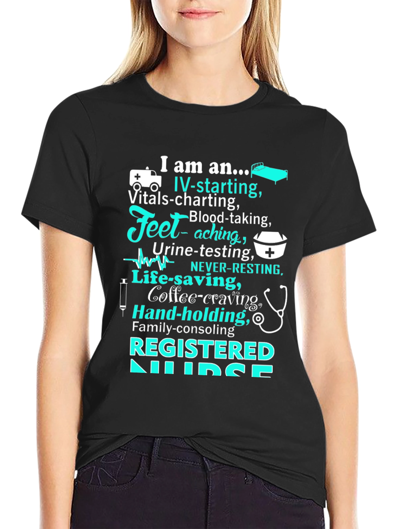 Registered Nurse T-Shirt - Caring Professional Apparel