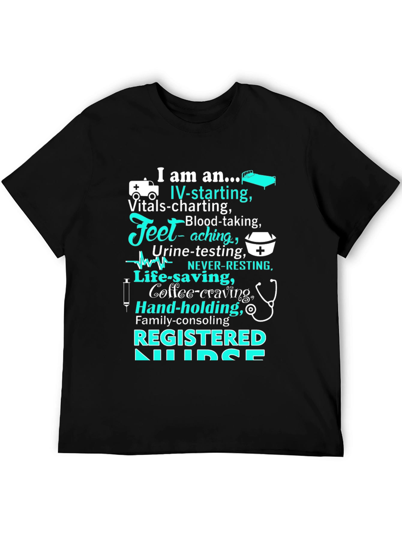 Registered Nurse T-Shirt - Caring Professional Apparel
