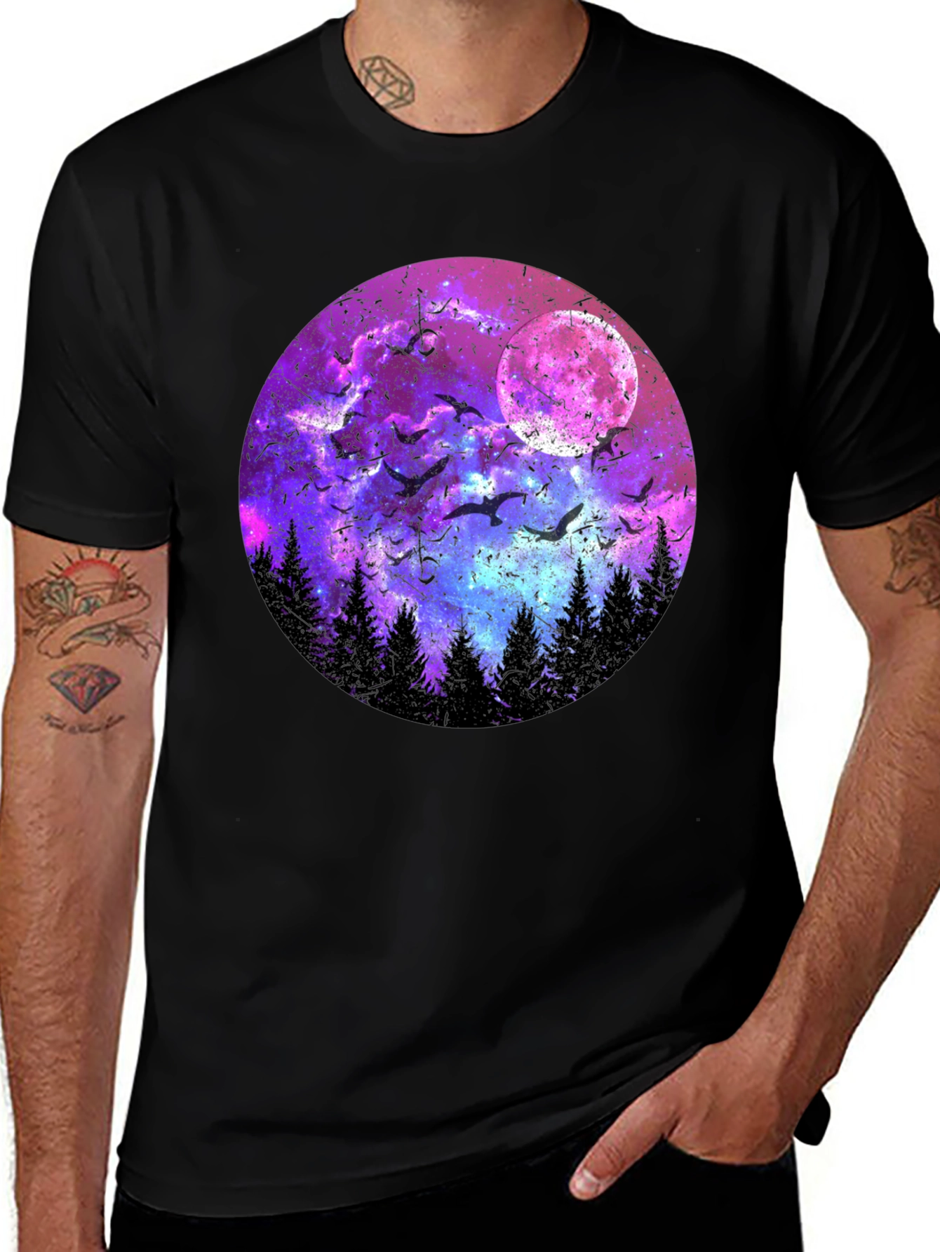 Mystic Night Sky T-Shirt
