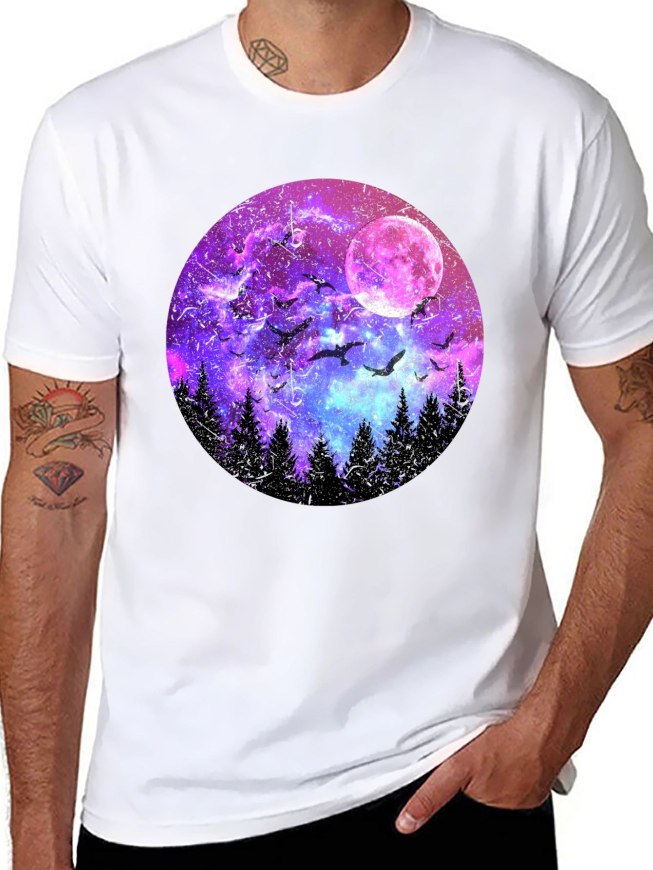 Mystic Night Sky T-Shirt