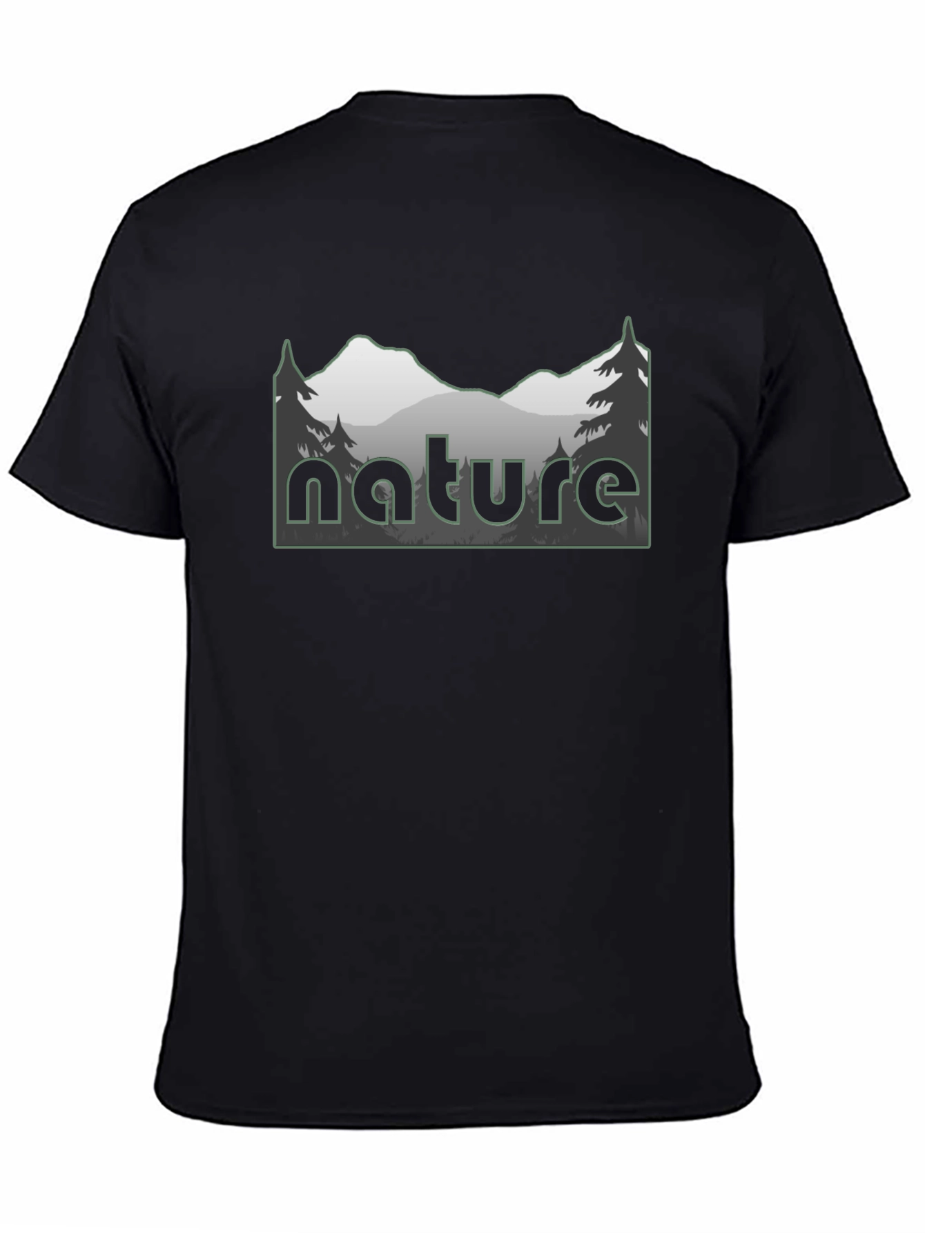 Nature T-Shirt Mountain Design