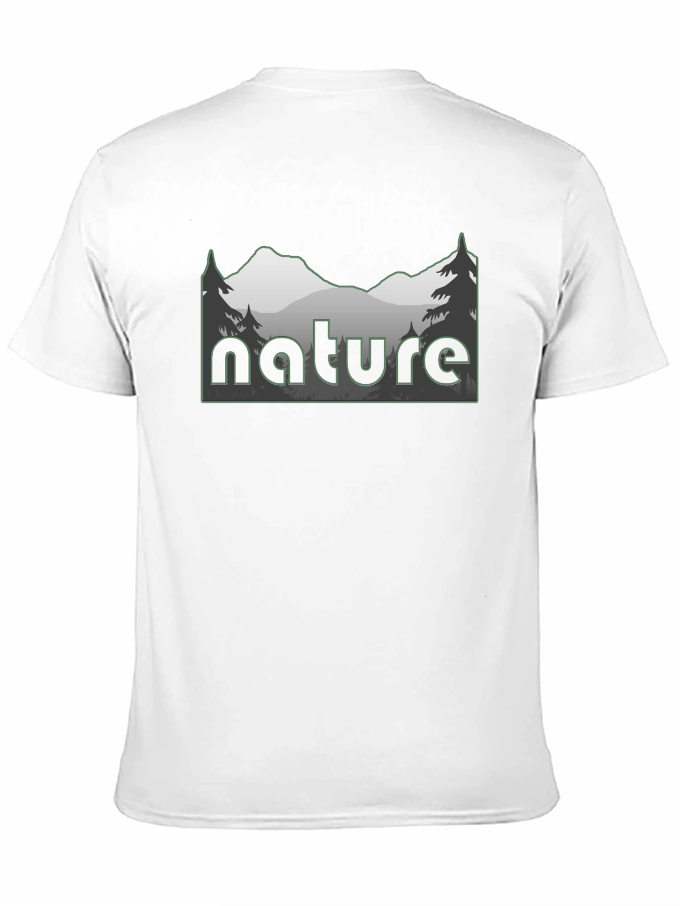 Nature T-Shirt Mountain Design