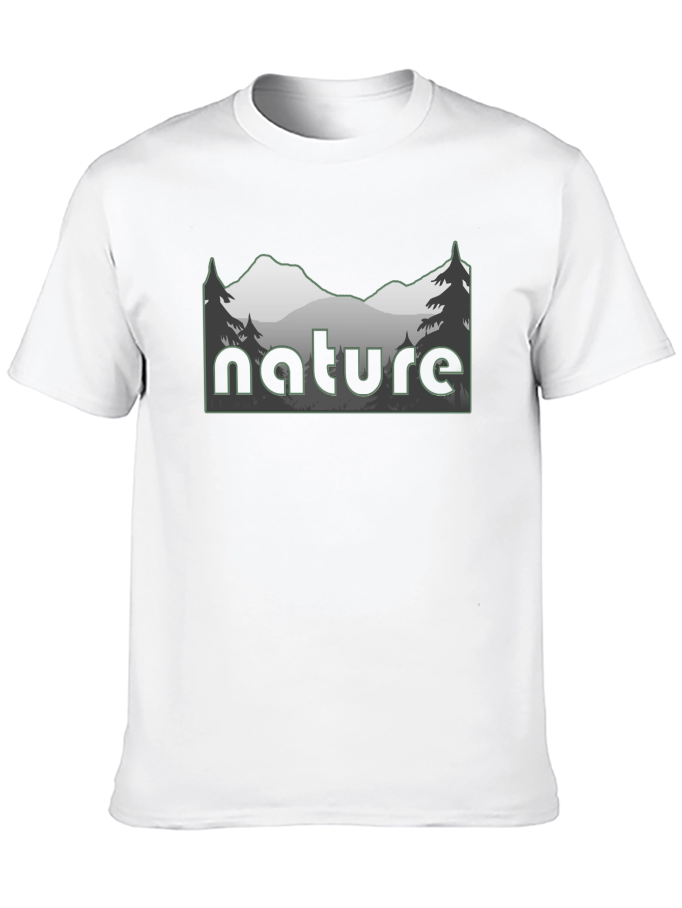 Nature T-Shirt Mountain Design