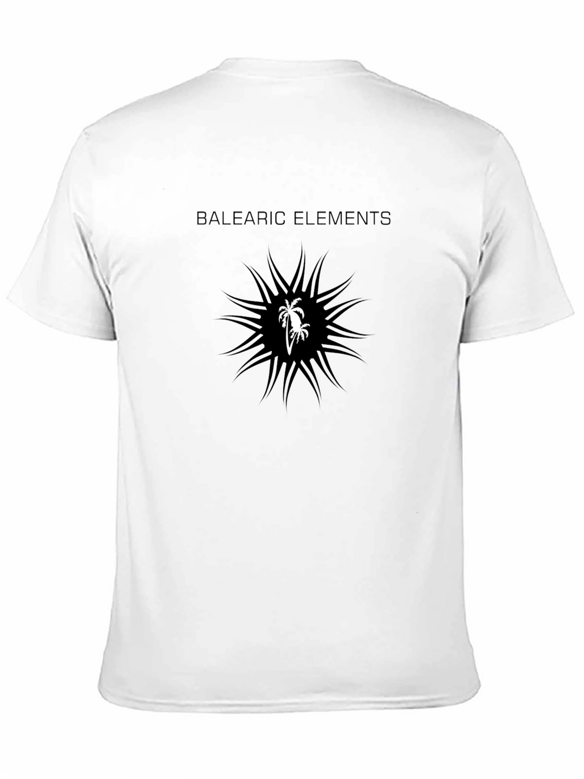Balearic Elements Black Graphic T-Shirt