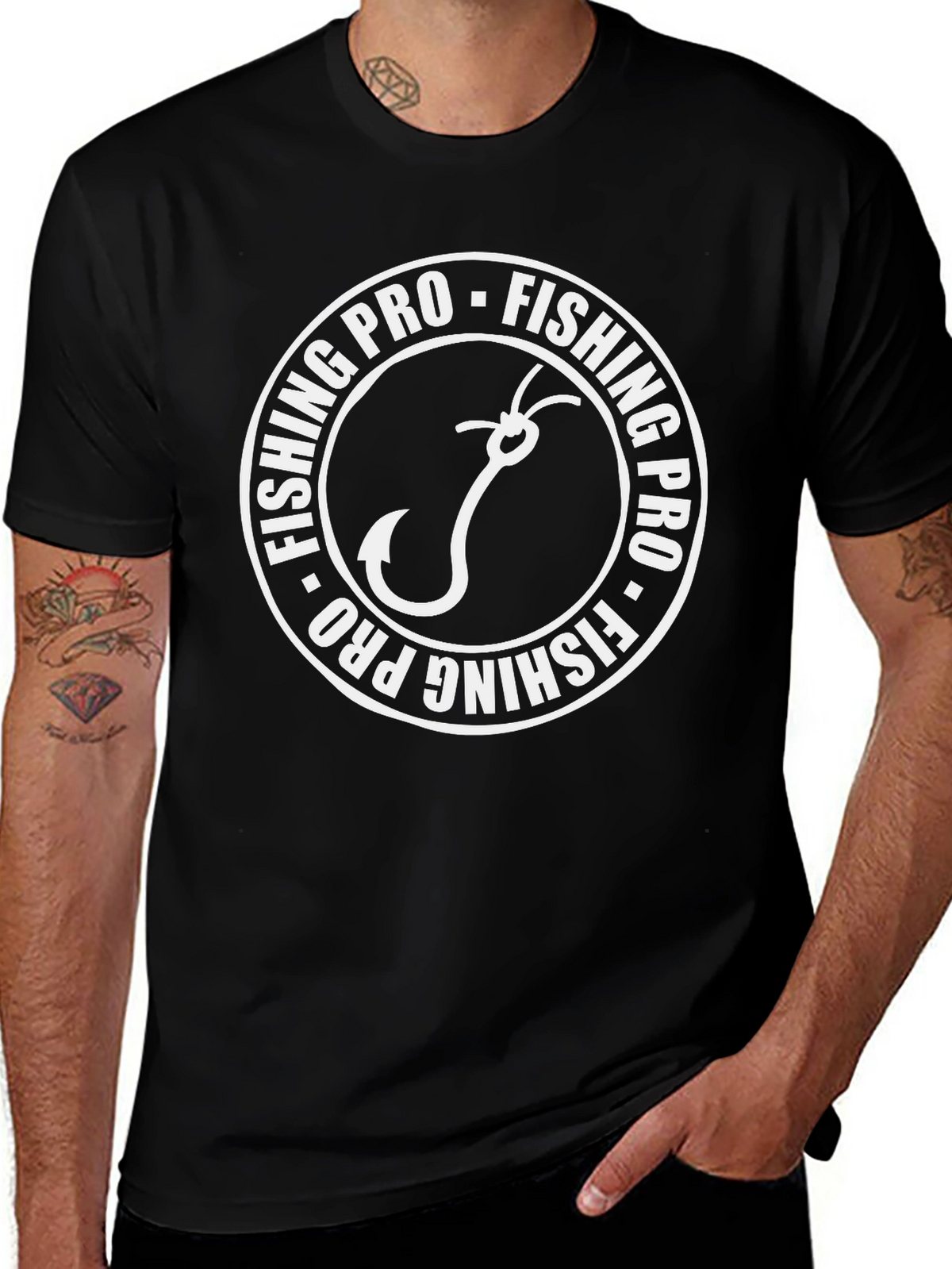 Fishing Pro T-Shirt - Hook Graphic Tee