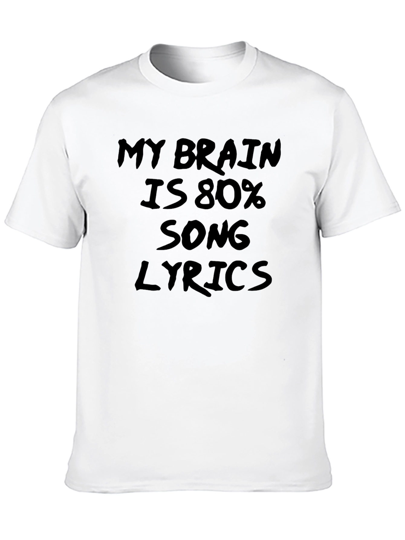 Song Lyrics T-Shirt - Funny Music Tee